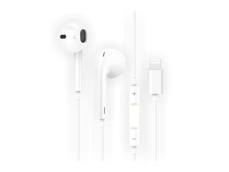 Auriculares Intrauditivos Tech One Tech earTECH HIP TEC1201/ con Micrófono/ Lightning/ Blancos