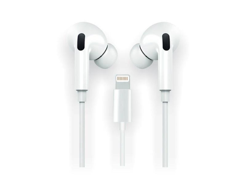 Auriculares Intrauditivos Tech One Tech earTECH HOP TEC1202/ con Micrófono/ Lightning/ Blancos