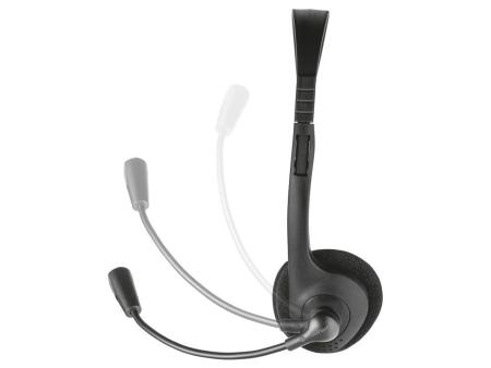 Auriculares Trust Primo Chat/ con Micrófono/ Jack 3.5/ Negros