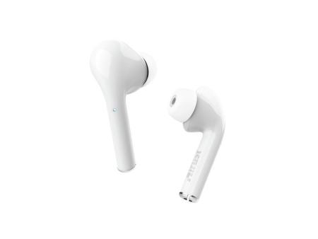 Auriculares Bluetooth Trust Nika Touch con estuche de carga/ Autonomía 6h/ Blancos