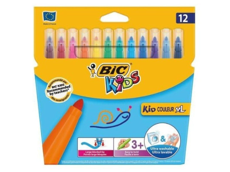 Rotuladores Punta Ancha Bic Kid Color XL 8289663/ Colores Surtidos