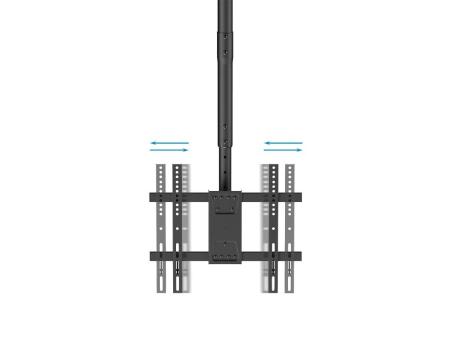 Soporte de Techo Giratorio/ Inclinable/ Nivelable TooQ LPCE1175TSLI-B para TV de 32-75'/ hasta 60kg