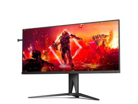 Monitor Gaming Ultrapanorámico AOC AG405UXC 40'/ WQHD/ 1ms/ 144Hz/ IPS/ Multimedia/ Negro