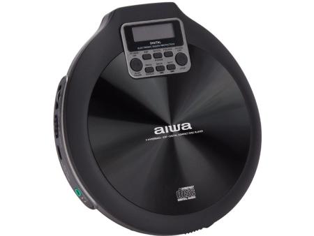 Reproductor de CD/CDR/MP3 Aiwa Walk PCD-810BK/ Negro