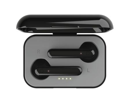 Auriculares Bluetooth Trust Primo Touch con estuche de carga/ Autonomía 4h/ Negros