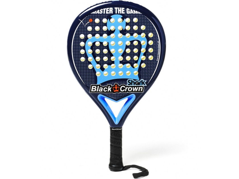 Pala de Pádel Black Crown Shark/ Azul