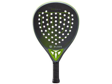 Pala de Pádel Wilson Blade Pro V2/ Negra y Verde