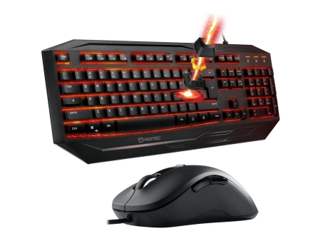 Pack Gaming Hiditec PAC010036/ Teclado Gaming GK200 + Ratón Blitz