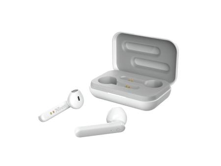 Auriculares Bluetooth Trust Primo Touch con estuche de carga/ Autonomía 4h/ Blancos