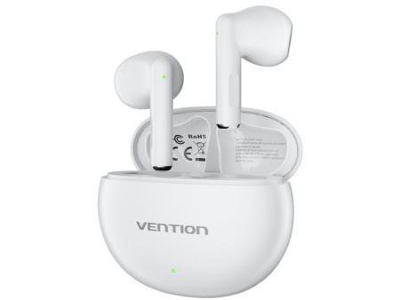 Auriculares Bluetooth Vention ELF 06 NBKW0 con estuche de carga/ Autonomía 6h/ Blancos