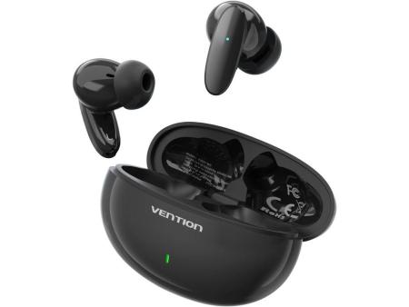 Auriculares Bluetooth Vention NBFB0 con estuche de carga/ Autonomía 7h/ Negros