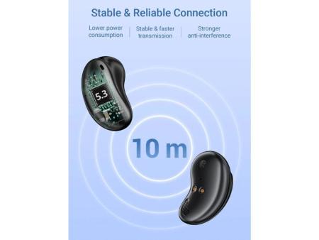 Auriculares Bluetooth Vention Tiny T11 NBJB0 con estuche de carga/ Autonomía 8h/ Negros