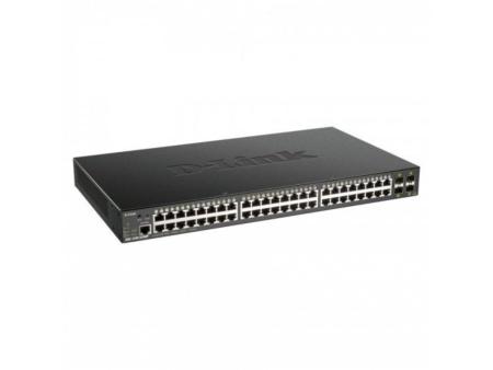 Switch Gestionado D-Link Smart DGS-1250-52XMP 52 Puertos/ RJ-45 10/100/1000 PoE/ SFP