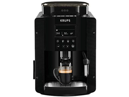 Cafetera Expreso Krups Essential Pisa EA81P070/ 1450W/ 15 Bares/ Negra