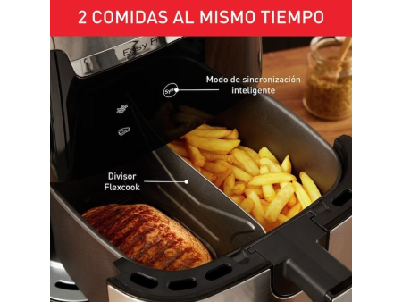 Freidora por Aire / Sin Aceite Moulinex Easy Fry & Grill XXL/ 1830W/ Capacidad 6.5L