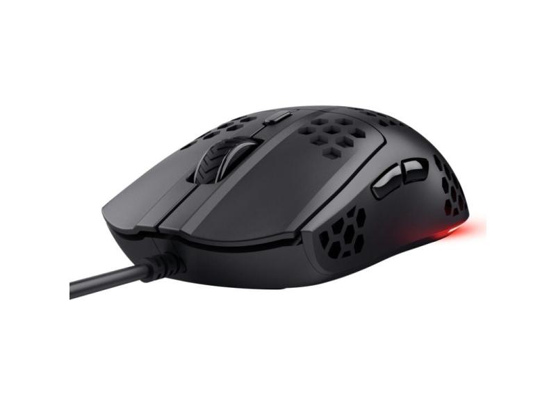 Ratón Gaming Trust Gaming GXT 929 Helox/ Hasta 6400 DPI/ Negro