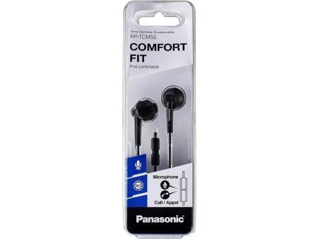 Auriculares Intrauditivos Panasonic RP-TCM55/ con Micrófono/ Jack 3.5/ Negros