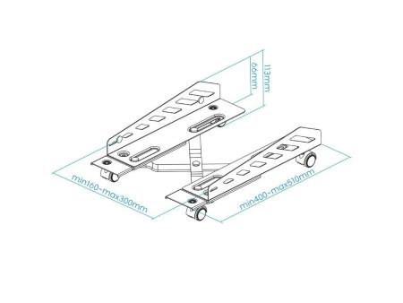 Soporte para PC TooQ UMCS0024-B/ hasta 25kg