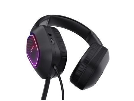 Auriculares Gaming con Micrófono Trust Gaming GXT 416 Zirox/ Jack 3.5/USB Negros