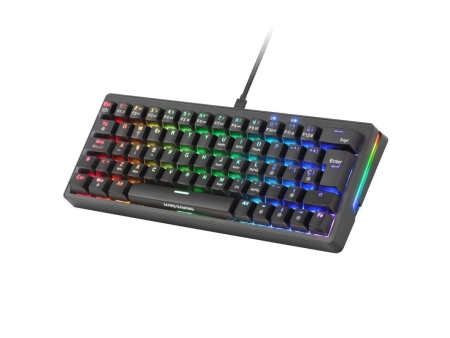 Teclado Gaming Mecánico Mars Gaming MKMINIPRO/ Switch Azul/ Negro