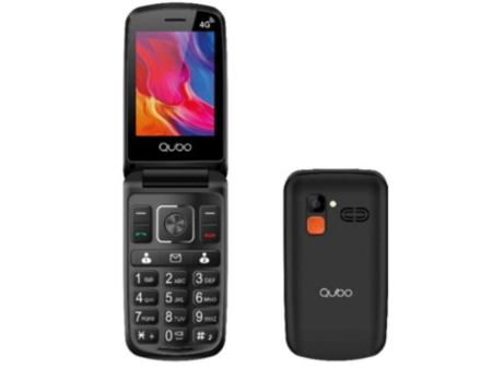 Teléfono Móvil Qubo P-210NW 4G para Personas Mayores/ Negro