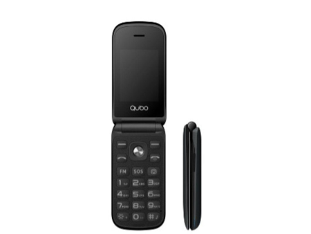 Teléfono Móvil Qubo X-209BKMKII para Personas Mayores/ Negro