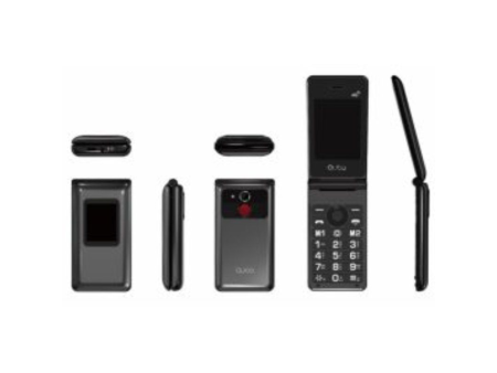 Teléfono Móvil Qubo X-28 4G para Personas Mayores/ Negro