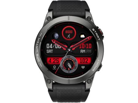 Smartwatch Aiwa SW-A2000/ Notificaciones/ Frecuencia Cardíaca/ GPS/ Negro