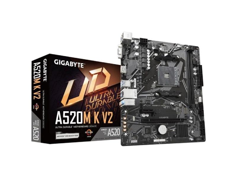 Placa Base Gigabyte A520M K V2 Socket AM4/ Micro ATX