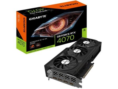 Tarjeta Gráfica Gigabyte GeForce RTX 4070 WindForce OC V2 12G/ 12GB GDDR6