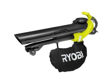 Aspirador - Soplador - Triturador Ryobi RBV3000CESV/ 3000W/ Aspiración 16 m³/min/ Trituración 16:1