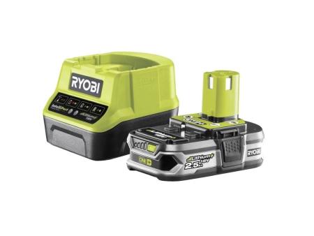 Cargador + Batería de litio Ryobi ONE+ RC18120-125/ 18V 2,0Ah