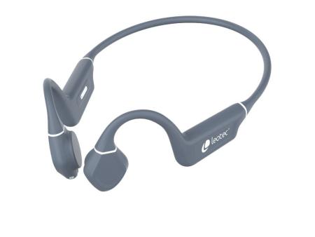 Auriculares Inalámbricos Deportivos de Conducción Ósea Leotec Osea Kuri/ con Micrófono/ Bluetooth/ Grises