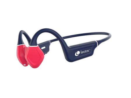 Auriculares Inalámbricos Deportivos de Conducción Ósea Leotec Osea Kuri/ con Micrófono/ Bluetooth/ Azules y Rojos