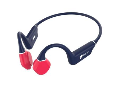 Auriculares Inalámbricos Deportivos de Conducción Ósea Leotec Osea Kuri/ con Micrófono/ Bluetooth/ Azules y Rojos