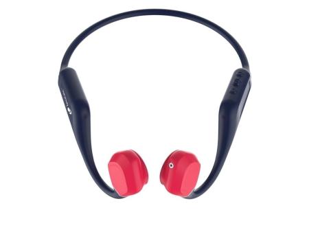 Auriculares Inalámbricos Deportivos de Conducción Ósea Leotec Osea Kuri/ con Micrófono/ Bluetooth/ Azules y Rojos