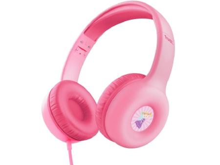 Auriculares Infantiles Trust Nouna Kids/ con Micrófono/ Rosas