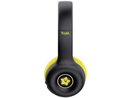 Auriculares Infantiles Inalámbricos Trust Nouna Kids/ con Micrófono/ Negros