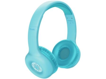 Auriculares Infantiles Inalámbricos Trust Nouna Kids/ con Micrófono/ Azules