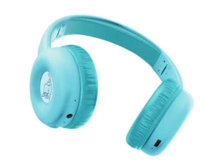 Auriculares Infantiles Inalámbricos Trust Nouna Kids/ con Micrófono/ Azules