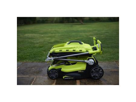 Cortacésped Ryobi RLM15E36H/ 1500W/ Corte Ø36cm/ Incluye Recolector de Hierba 45L y Adaptador Mulching