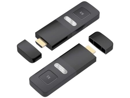 Adaptador de vídeo inalámbrico HDMI a HDMI Aisens ASWL-H2K30M001-BK