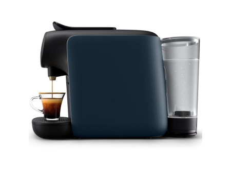 Cafetera de Cápsulas Philips L'Or Barista Sublime LM 9012/40/ Compatible cápsulas Nespresso y L'OR/ Azul y Negra