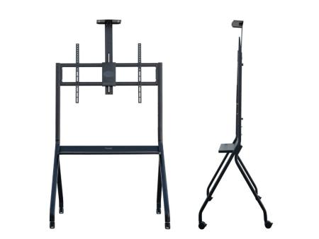 Soporte de Suelo con Ruedas TooQ FS20208M-B para TV de 55-100'/ hasta 120kg