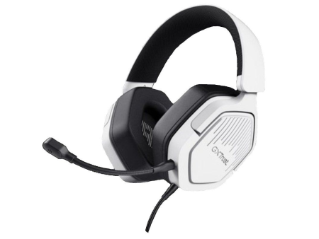 Auriculares Gaming con Micrófono Trust Gaming GXT 492W Carus/ Jack 3.5/ Blancos