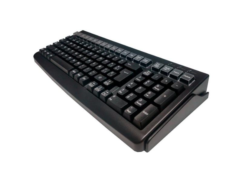 Teclado Pos Reducido Mustek MKB-800M Con Banda Magnética/ Negro