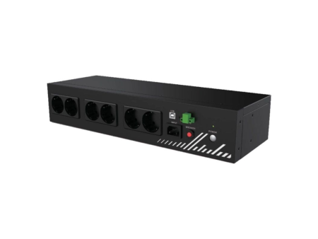 Unidad de Distribución para Alimentación Phasak COMPACT 800 VA/ 9A/ 8x Schuko/ Formato Rack 2U