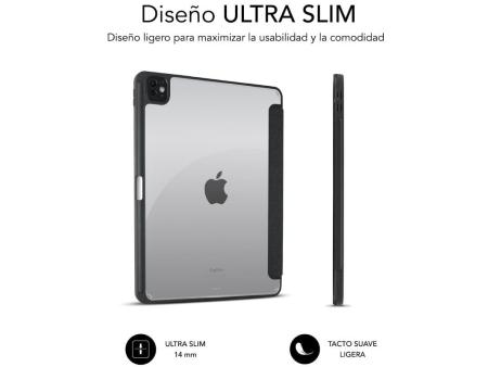 Funda Subblim Clear Shock Case para iPad Pro 11' 2024 M4/ Negra