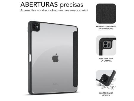 Funda Subblim Clear Shock Case para iPad Pro 12.9' 2024 M4/ Negra