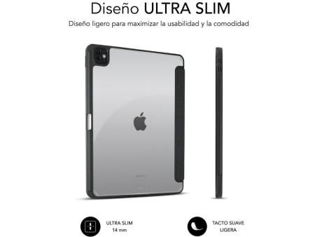 Funda Subblim Clear Shock Case para iPad Pro 12.9' 2024 M4/ Negra